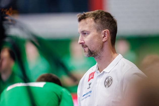 Evars Klesniks GWD Minden, Co Coach GER, GWD Minden vs VfL Luebeck Schwartau, Handball, 2 Bundesliga, Matchday 4, Season 2024 2025, 27 09 2024 GER, GWD Minden vs VfL Luebeck Schwartau, Handball, 2 Bundesliga, Matchday 4, Season 2024 2025, 27 09 2024 Luebbecke Copyright: xEibner-Pressefotox xJanxRollingerx EP_JSK