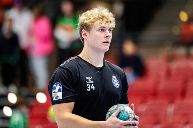 Thore Kjell Heinemann VfL Luebeck Schwartau, 34 GER, GWD Minden vs VfL Luebeck Schwartau, Handball, 2 Bundesliga, Matchday 4, Season 2024 2025, 27 09 2024 GER, GWD Minden vs VfL Luebeck Schwartau, Handball, 2 Bundesliga, Matchday 4, Season 2024 2025, 27 09 2024 Luebbecke Copyright: xEibner-Pressefotox xJanxRollingerx EP_JSK