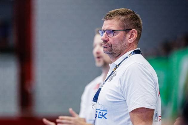 Aaron Ziercke GWD Minden, Coach is disappointed dissatisfied GER, GWD Minden vs VfL Luebeck Schwartau, Handball, 2 Bundesliga, Matchday 4, Season 2024 2025, 27 09 2024 GER, GWD Minden vs VfL Luebeck Schwartau, Handball, 2 Bundesliga, Matchday 4, Season 2024 2025, 27 09 2024 Luebbecke Copyright: xEibner-Pressefotox xJanxRollingerx EP_JSK