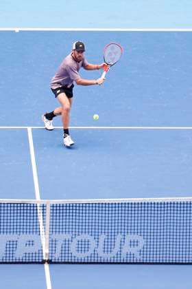 September 28, 2024, Tokyo, Japan: Tommy PAUL (USA) hits a return against Tomas MACHAC (CZE) during the Kinoshita Group Japan Open Tennis Championships 2024 at the Ariake Coloseum. This is the longest-running ATP, Tennis Herren Tour tournament in Asia, first held in 1972. The tournaments run from September 23 to October 1st. Tokyo Japan - ZUMAm191 20240928_aap_m191_025 Copyright: xRodrigoxReyesxMarinx