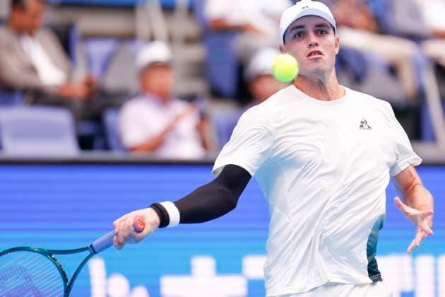 September 28, 2024, Tokyo, Japan: Christopher O CONNELL (AUS) in action against Alex MICHELSEN (USA) during the Kinoshita Group Japan Open Tennis Championships 2024 at the Ariake Coloseum. This is the longest-running ATP, Tennis Herren Tour tournament in Asia, first held in 1972. The tournaments run from September 23 to October 1st. Tokyo Japan - ZUMAm191 20240928_aap_m191_032 Copyright: xRodrigoxReyesxMarinx