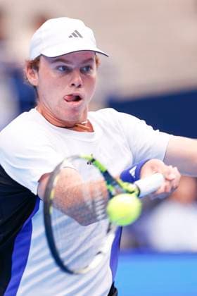 September 28, 2024, Tokyo, Japan: Alex MICHELSEN (USA) hits a return against Christopher O CONNELL (AUS) during the Kinoshita Group Japan Open Tennis Championships 2024 at the Ariake Coloseum. This is the longest-running ATP, Tennis Herren Tour tournament in Asia, first held in 1972. The tournaments run from September 23 to October 1st. Tokyo Japan - ZUMAm191 20240928_aap_m191_043 Copyright: xRodrigoxReyesxMarinx