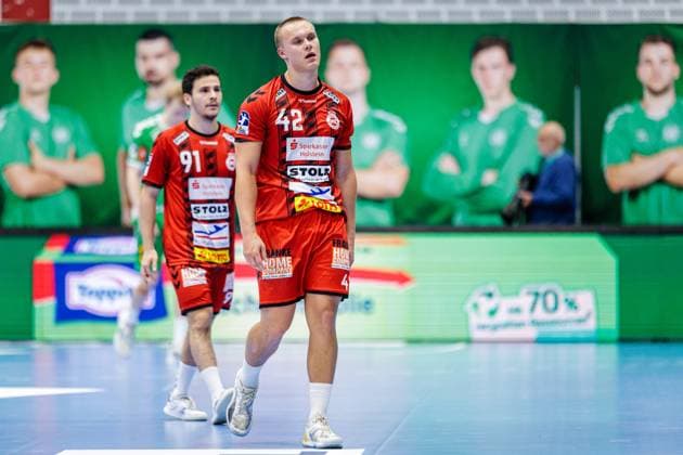 Einar Nickelsen VfL Luebeck Schwartau, 42 is disappointed dissatisfied GER, GWD Minden vs VfL Luebeck Schwartau, Handball, 2 Bundesliga, Matchday 4, Season 2024 2025, 27 09 2024 GER, GWD Minden vs VfL Luebeck Schwartau, Handball, 2 Bundesliga, Matchday 4, Season 2024 2025, 27 09 2024 Luebbecke Copyright: xEibner-Pressefotox xJanxRollingerx EP_JSK