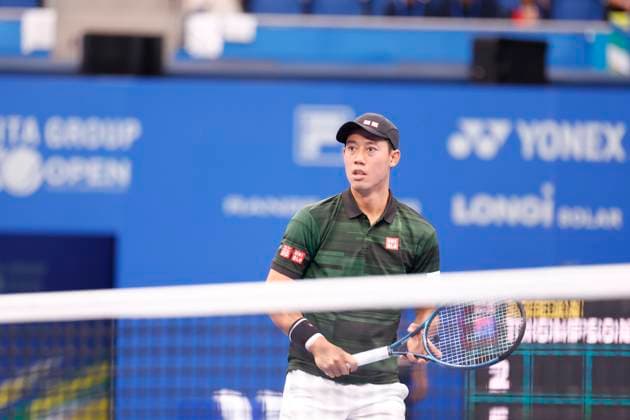 September 28, 2024, Tokyo, Japan: Kei NISHIKORI (JPN) in action against Jordan THOMPSON (AUS) during the Kinoshita Group Japan Open Tennis Championships 2024 at the Ariake Coloseum. This is the longest-running ATP, Tennis Herren Tour tournament in Asia, first held in 1972. The tournaments run from September 23 to October 1st. Tokyo Japan - ZUMAm191 20240928_aap_m191_073 Copyright: xRodrigoxReyesxMarinx