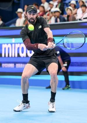 Jordan Thompson AUS , Kinoshita Group Japan Open Tennis Championships, Tokyo, Japan Copyright: xJuergenxHasenkopfx