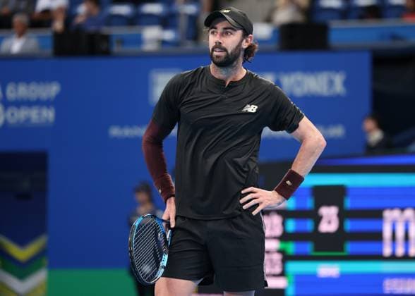 Jordan Thompson AUS reacts angry,anger,disappointed,disappointment,emotion, Kinoshita Group Japan Open Tennis Championships, Tokyo, Japan Copyright: xJuergenxHasenkopfx