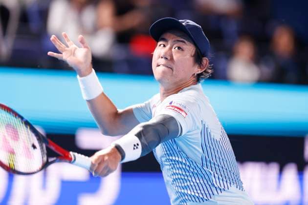 September 28, 2024, Tokyo, Japan: Yoshihito NISHIOKA (JPN) hits a return against Holger RUNE (DEN) during the Kinoshita Group Japan Open Tennis Championships 2024 at the Ariake Coloseum. This is the longest-running ATP, Tennis Herren Tour tournament in Asia, first held in 1972. The tournaments run from September 23 to October 1st. Tokyo Japan - ZUMAm191 20240928_aap_m191_082 Copyright: xRodrigoxReyesxMarinx