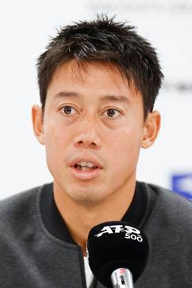 September 28, 2024, Tokyo, Japan: Kei NISHIKORI speaks during a press conference, PK, Pressekonferenz after his match against Jordan THOMPSON for the Kinoshita Group Japan Open Tennis Championships 2024 at the Ariake Coloseum. This is the longest-running ATP, Tennis Herren Tour tournament in Asia, first held in 1972. The tournaments run from September 23 to October 1st. Tokyo Japan - ZUMAm191 20240928_aap_m191_098 Copyright: xRodrigoxReyesxMarinx