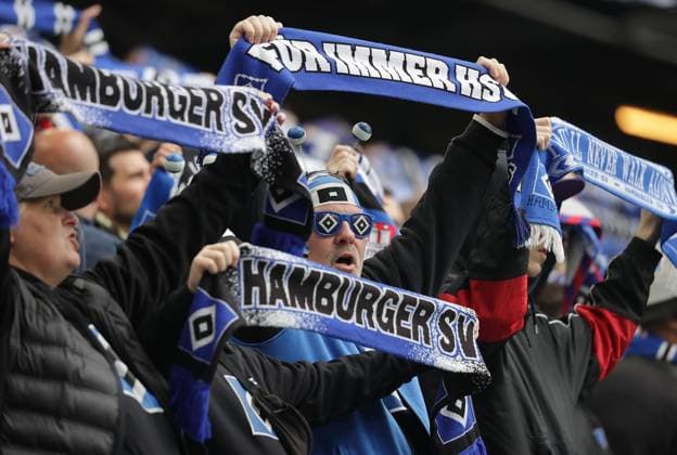 HSV Fans Football, Men, Season 2024 2025, 2 BL, Volksparkstadion, Hamburger SV vs SC Paderborn DFL REGULATIONS PROHIBIT ANY USE OF PHOTOGRAPHS AS IMAGE SEQUENCES AND OR QUASI VIDEO