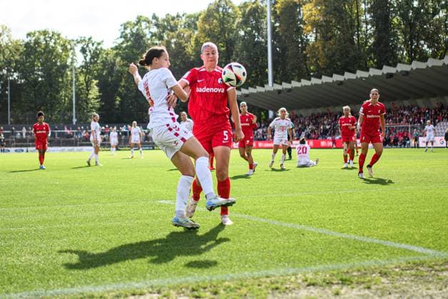 COLOGNE, GERMANY - 28 SEPTEMBER, 2024: The match of Women Bundesliga 1.FC Koeln vs SC Freiburg at  Copyright: xVITALIIxKLIUIEVx