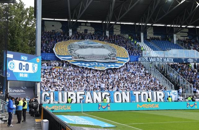 28 09 2024, xdcx, Soccer 2 Bundesliga, SV Darmstadt 98 1 FC Magdeburg, emonline, emspor, despor, v l , choreography, fans, atmosphere, scarves, jerseys, emotions DFL DFB REGULATIONS PROHIBIT ANY USE OF PHOTOGRAPHS AS IMAGE SEQUENCES AND OR QUASI VIDEO Copyright: HMBxMedia Claus