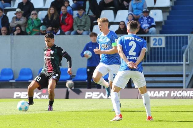 28 09 2024, xtvx, Fußball 2 Bundesliga, SV Darmstadt 98 1 FC Magdeburg emspor, v l Goal scored, Tor zum 1 1 Livan Burcu 1 FC Magdeburg DFL DFB REGULATIONS PROHIBIT ANY USE OF PHOTOGRAPHS as IMAGE SEQUENCES and or QUASI VIDEO Darmstadt