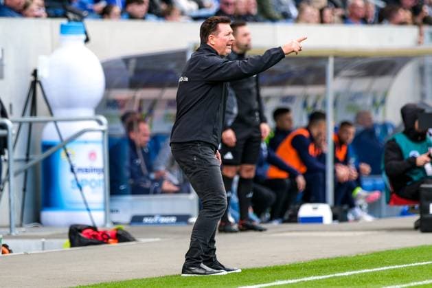 Christian Titz 1 FC Magdeburg, Coach gesticulates, GER, SV Darmstadt 98 vs 1 FC Magdeburg, Football, 2 Bundesliga, Matchday 7, Season 2024 2025, 28 09 2024 DFL REGULATIONS PROHIBIT ANY USE OF PHOTOGRAPHS as IMAGE SEQUENCES and or QUASI VIDEO GER, SV Darmstadt 98 vs 1 FC Magdeburg, Football, 2 Bundesliga, Matchday 7, Season 2024 2025, 28 09 2024 Darmsatdt Copyright: xEibner-Pressefoto FlorianxWieganx EP_FWD