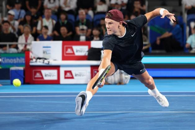 Holger Rune, Kinoshita Group Japan Open Tennis Championships, Tokyo, Japan Copyright: xJuergenxHasenkopfx