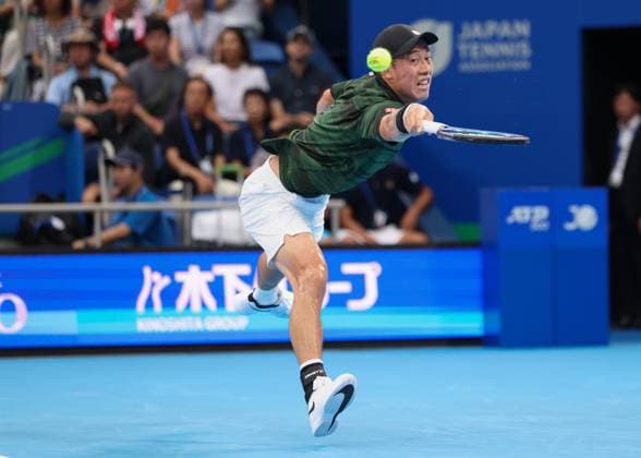 Kei Nishikori, Kinoshita Group Japan Open Tennis Championships, Tokyo, Japan Copyright: xJuergenxHasenkopfx