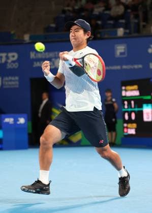 Yoshihito Nishioka, Kinoshita Group Japan Open Tennis Championships, Tokyo, Japan Copyright: xJuergenxHasenkopfx