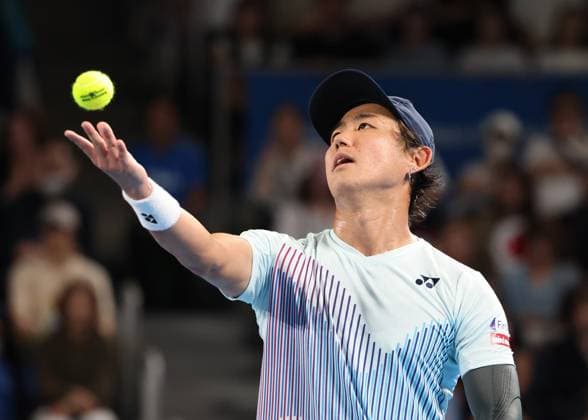 Yoshihito Nishioka, Kinoshita Group Japan Open Tennis Championships, Tokyo, Japan Copyright: xJuergenxHasenkopfx