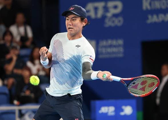 Yoshihito Nishioka, Kinoshita Group Japan Open Tennis Championships, Tokyo, Japan Copyright: xJuergenxHasenkopfx