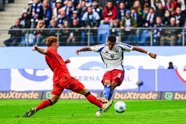 Goal for 1 1 Robert Glatzel Hamburger SV, 09 GER, Hamburger SV vs SC Paderborn 07, Football, 2 Bundesliga, Matchday 7, Season 2024 2025, 28 09 2024 DFL REGULATIONS PROHIBIT ANY USE OF PHOTOGRAPHS AS IMAGE SEQUENCES AND OR QUASI VIDEO GER, Hamburger SV vs SC Paderborn 07, Football, 2 Bundesliga, Matchday 7, Season 2024 2025, 28 09 2024 Hamburg Copyright: xEibner-Pressefoto MarcelxvonxFehrnx EP_MFN