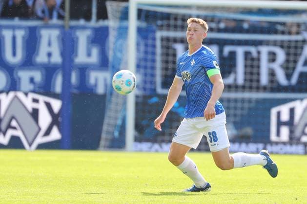 28 09 2024, xtvx, Soccer 2 Bundesliga, SV Darmstadt 98 1 FC Magdeburg emspor, v l Clemens Riedel SV Darmstadt 98 Portrait DFL DFB REGULATIONS PROHIBIT ANY USE OF PHOTOGRAPHS as IMAGE SEQUENCES and or QUASI VIDEO Darmstadt