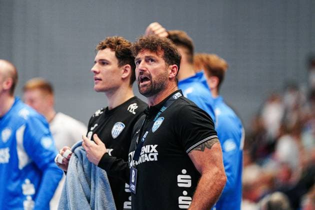 Florian Kehrmann TBV Lemgo Lippe, Coach GER, Handball Sport Verein Hamburg vs TBV Lemgo Lippe, Handball, Bundesliga, Matchday 4, Season 2024 2025, 28 09 2024 GER, Handball Sport Verein Hamburg vs TBV Lemgo Lippe, Handball, Bundesliga, Matchday 4, Season 2024 2025, 28 09 2024 Hamburg Copyright: xEibner-Pressefoto MarcelxvonxFehrnx EP_MFN