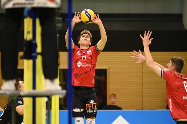 Aurel Sprenger TV Rottenburg, 17 GER, TV Rottenburg vs Dentalservice Gust VC Dresden, Volleyball, Men, 2 Bundesliga, Season 24 25, 28 09 2024 GER, TV Rottenburg vs Dentalservice Gust VC Dresden, Volleyball, Men, 2 Bundesliga, Season 24 25, 28 09 2024 Rottenburg Copyright: xEibner-Pressefoto NicolasxWoernx EP_NWN