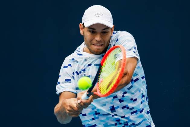 BEIJING, CHINA - SEPTEMBER 28: Pavel Kotov of Russia competes in the Men s Singles Round of 16 match against Flavio Cobolli of Italy on day six of 2024 China Open at National Tennis Center on September 28, 2024 in Beijing, China.  Copyright: xVCGx 111520849112