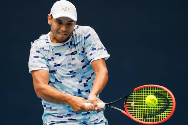 BEIJING, CHINA - SEPTEMBER 28: Pavel Kotov of Russia competes in the Men s Singles Round of 16 match against Flavio Cobolli of Italy on day six of 2024 China Open at National Tennis Center on September 28, 2024 in Beijing, China.  Copyright: xVCGx 111520849121