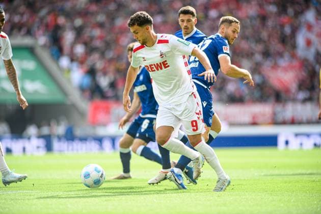 COLOGNE, GERMANY - 29 SEPTEMBER, 2024: Luca Waldschmidt, The football match of 2.Bundesliga 1.FC Koeln vs Karlsruher SC at Rhein Energie Stadion  Copyright: xVITALIIxKLIUIEVx
