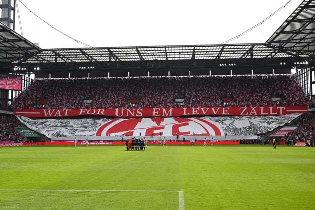Fans 1 FC Koeln doing a choreography during the 2 Bundesliga match between 1 FC Köln and Karlsruher SC at RheinEnergieStadion on September 29, 2024 in Cologne, Germany Photo by Ralf Treese DeFodi Images Fans 1 FC Koeln doing a choreography during the 2 Bundesliga match between 1 FC Köln and Karlsruher SC at RheinEnergieStadion on September 29, 2024 in Cologne, Germany Photo by Ralf Treese DeFodi Images DFB DFL REGULATIONS PROHIBIT ANY USE OF PHOTOGRAPHS AS IMAGE SEQUENCES AND OR QUASI VIDEO Defodi 521 KOEKSC20240929 027 Defodi-521 DFB DFL REGULATIONS PROHIBIT ANY USE OF PHOTOGRAPHS AS IMAGE SEQUENCES AND OR QUASI-VIDEO.