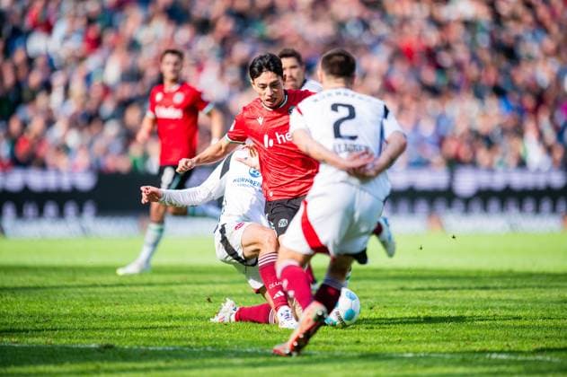29 09 2024 Soccer, 2024 2025, 2 Bundesliga, Matchday 7, Hannover 96 1 FC Nürnberg M Hyun ju Lee Hannover DFL REGULATIONS PROHIBIT ANY USE OF PHOTOGRAPHS AS IMAGE SEQUENCES AND OR QUASI VIDEO