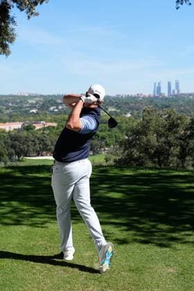 September 29, 2024, Madrid, Madrid, SPAIN: Joe DEAN of England during the Acciona Open Espana 2024, golf DP World Tour in Spain, celebrated at Club de Campo of Madrid on September 29, 2024, in Madrid, Spain. Madrid SPAIN - ZUMAa181 20240929_zaa_a181_050 Copyright: xOscarxJ.xBarrosox