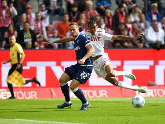 Christoph Kobald Karlsruher SC and Damion Downs 1 FC Koeln battle for the ball during the 2 Bundesliga match between 1 FC Köln and Karlsruher SC at RheinEnergieStadion on September 29, 2024 in Cologne, Germany Germany Photo by Ralf Treese DeFodi Images Christoph Kobald Karlsruher SC and Damion Downs 1 FC Koeln battle for the ball during the 2 Bundesliga match between 1 FC Köln and Karlsruher SC at RheinEnergieStadion on September 29, 2024 in Cologne, Germany Photo by Ralf Treese DeFodi Images DFB DFL REGULATIONS PROHIBIT ANY USE OF PHOTOGRAPHS AS IMAGE SEQUENCES AND OR QUASI VIDEO Defodi 521 KOEKSC20240929 083 Defodi-521 DFB DFL REGULATIONS PROHIBIT ANY USE OF PHOTOGRAPHS AS IMAGE SEQUENCES AND OR QUASI-VIDEO.
