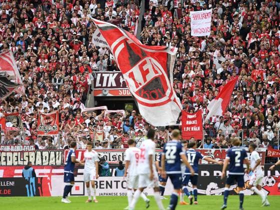 Fans 1 FC Koeln with flags banner during the 2 Bundesliga match between 1 FC Köln and Karlsruher SC at RheinEnergieStadion on September 29, 2024 in Cologne, Germany Photo by Ralf Treese DeFodi Images Fans 1 FC Koeln with flags banner during the 2 Bundesliga match between 1 FC Köln and Karlsruher SC at RheinEnergieStadion on September 29, 2024 in Cologne, Germany Photo by Ralf Treese DeFodi Images DFB DFL REGULATIONS PROHIBIT ANY USE OF PHOTOGRAPHS AS IMAGE SEQUENCES AND OR QUASI VIDEO Defodi 521 KOEKSC20240929 092 Defodi-521 DFB DFL REGULATIONS PROHIBIT ANY USE OF PHOTOGRAPHS AS IMAGE SEQUENCES AND OR QUASI-VIDEO.