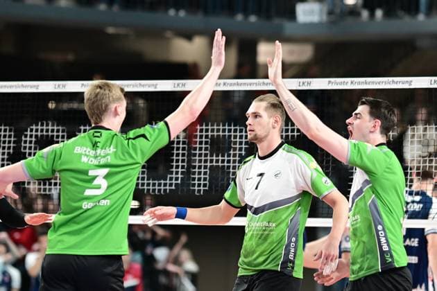 Volleyball, 2nd BL, SVG Lüneburg - TSV Haching Munich