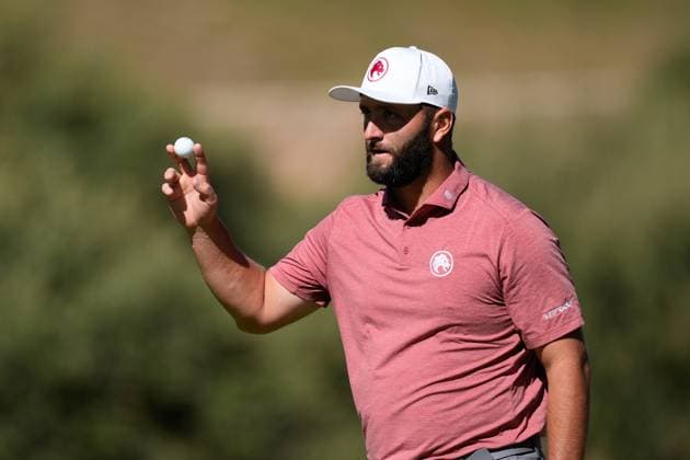 September 29, 2024, Madrid, Madrid, SPAIN: Jon RAHM of Spain during the Acciona Open Espana 2024, golf DP World Tour in Spain, celebrated at Club de Campo of Madrid on September 29, 2024, in Madrid, Spain. Madrid SPAIN - ZUMAa181 20240929_zaa_a181_163 Copyright: xOscarxJ.xBarrosox