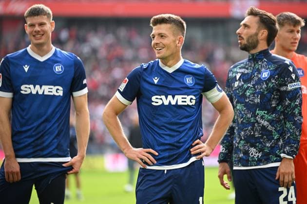 Koeln, Rheinenergiestadion, 29 09 24, GER, Herren, 2 Bundesliga, Saison 2024 2025, 1 FC Koeln Karlsruher SC Bild Marvin WANITZEK Karlsruhe Only for editorial use DFL regulations prohibit any use of photographs as image sequences and or quasi video NRW Germany
