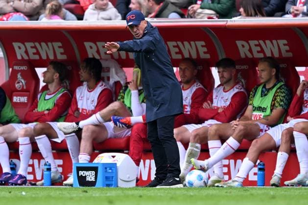 Koeln, Rheinenergiestadion, 29 09 24, GER, Herren, 2 Bundesliga, Saison 2024 2025, 1 FC Koeln Karlsruher SC Bild Trainer Gerhard STRUBER Koeln Only for editorial use DFL regulations prohibit any use of photographs as image sequences and or quasi video NRW Germany