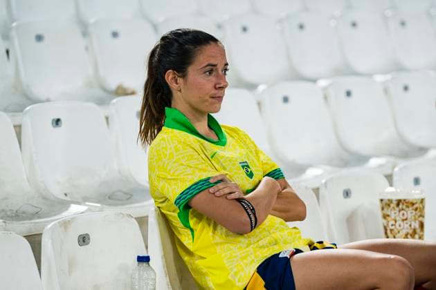 Marseille, France August 6 Aitana Bonmati of Spain looks dissapointed after her team s loss against Brazil at the end of the Women s semifinal match between Brazil and Spain during the Olympic Games Paris 2024 at Stade de Marseille on August 6, 2024 in Marseille, France Photo by JustPictures Marseille Stade de Marseille France Copyright: x x2024xEurasiaxSportxImagesx jp-en-EuSpIm-MM4_Brazil_Spain_06Aug2024_MS3035