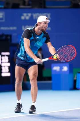 September 30, 2024, Tokyo, Japan: Tomas MACHAC (CZE) in action against Ugo HUMBERT (FRA) during their Men s Singles Semifinal match of the Kinoshita Group Japan Open Tennis Championships 2024 at the Ariake Coloseum. This is the longest-running ATP, Tennis Herren Tour tournament in Asia, first held in 1972. The tournaments run from September 23 to October 1st. Tokyo Japan - ZUMAm191 20240930_aap_m191_027 Copyright: xRodrigoxReyesxMarinx