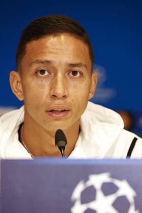 EINDHOVEN - Mauro Junior of PSV Eindhoven during a press conference, PK, Pressekonferenz at Philips Stadium prior to PSV Eindhoven s Champions League match against Sporting CP. ANP MAURICE VAN STEEN xVIxANPxSportx xxANPxIVx 509768939 originalFilename: 509768939.jpg
