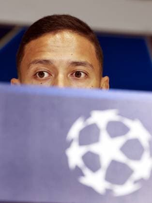 EINDHOVEN - Mauro Junior of PSV Eindhoven during a press conference, PK, Pressekonferenz at Philips Stadium prior to PSV Eindhoven s Champions League match against Sporting CP. ANP MAURICE VAN STEEN xVIxANPxSportx xxANPxIVx 509771029 originalFilename: 509771029.jpg