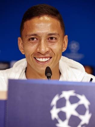 EINDHOVEN - Mauro Junior of PSV Eindhoven during a press conference, PK, Pressekonferenz at Philips Stadium prior to PSV Eindhoven s Champions League match against Sporting CP. ANP MAURICE VAN STEEN xVIxANPxSportx xxANPxIVx 509771035 originalFilename: 509771035.jpg