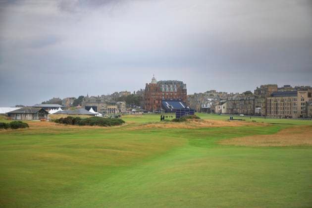 30th September 2024; Old Course at St Andrews, St Andrews, Fife, Scotland; Alfred Dunhill Links Golf Championship, First Practice Day; The Old Course, St Andrews, during a practice round ahead of the Dunhill Links Championship  ActionPlus12698490 DavidxYoung