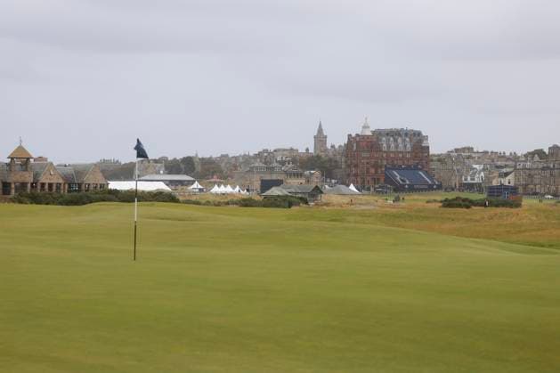 30th September 2024; Old Course at St Andrews, St Andrews, Fife, Scotland; Alfred Dunhill Links Golf Championship, First Practice Day; The Old Course, St Andrews, during a practice round ahead of the Dunhill Links Championship  ActionPlus12698513 DavidxYoung