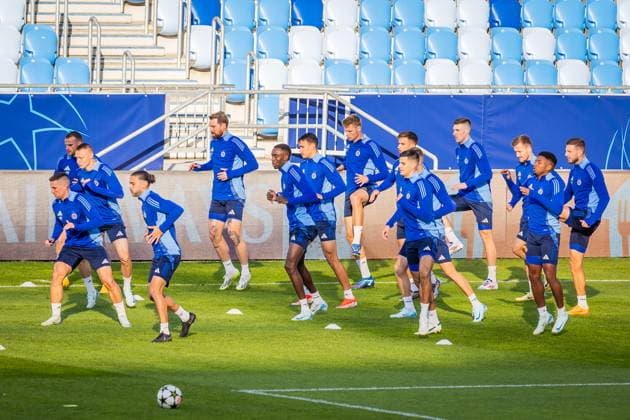 PRACTICE SLOVAN BRATISLAVA Practice of Slovan Bratislava ahead of Champions league, league phase match between SK Slovan Bratislava and Manchester City. Bratislava, Slovakia, September 30, 2024. PUBLICATION NOT IN SLOVAKIA. Copyright: xx practice_slovan007