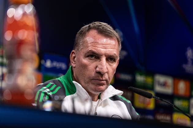 UEFA Champions League Press Conference, Celtic 30 09 2024 Brendan Rodgers Celtic, Head Coach UEFA Champions League Press Conference, Celtic 30 09 2024 Copyright: xBEAUTIFULxSPORTS Buriakovx