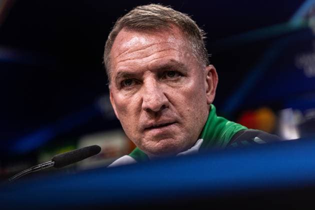 UEFA Champions League Press Conference, Celtic 30 09 2024 Brendan Rodgers Celtic, Head Coach UEFA Champions League Press Conference, Celtic 30 09 2024 Copyright: xBEAUTIFULxSPORTS Buriakovx