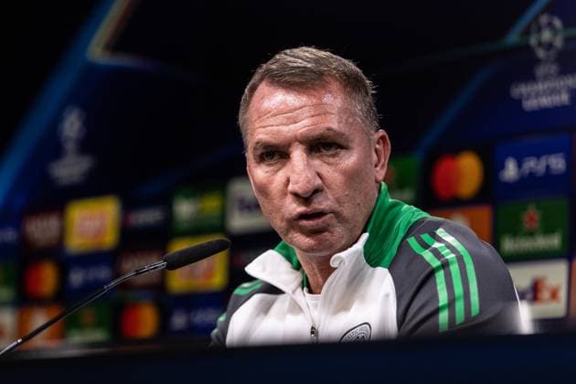 UEFA Champions League Press Conference, Celtic 30 09 2024 Brendan Rodgers Celtic, Head Coach UEFA Champions League Press Conference, Celtic 30 09 2024 Copyright: xBEAUTIFULxSPORTS Buriakovx