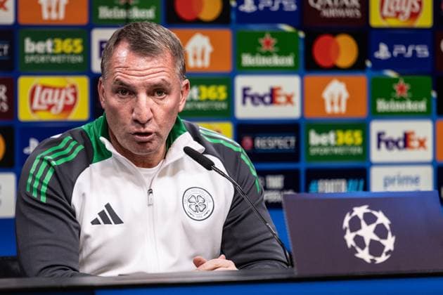 UEFA Champions League Press Conference, Celtic 30 09 2024 Brendan Rodgers Celtic, Head Coach UEFA Champions League Press Conference, Celtic 30 09 2024 Copyright: xBEAUTIFULxSPORTS Buriakovx
